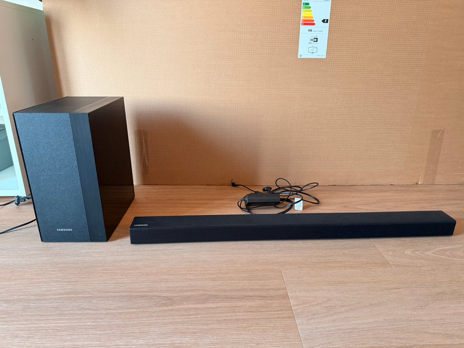 Samsung soundbar HW-K450/XN met subwoofer, Ophalen, Bluetooth, Gebruikt