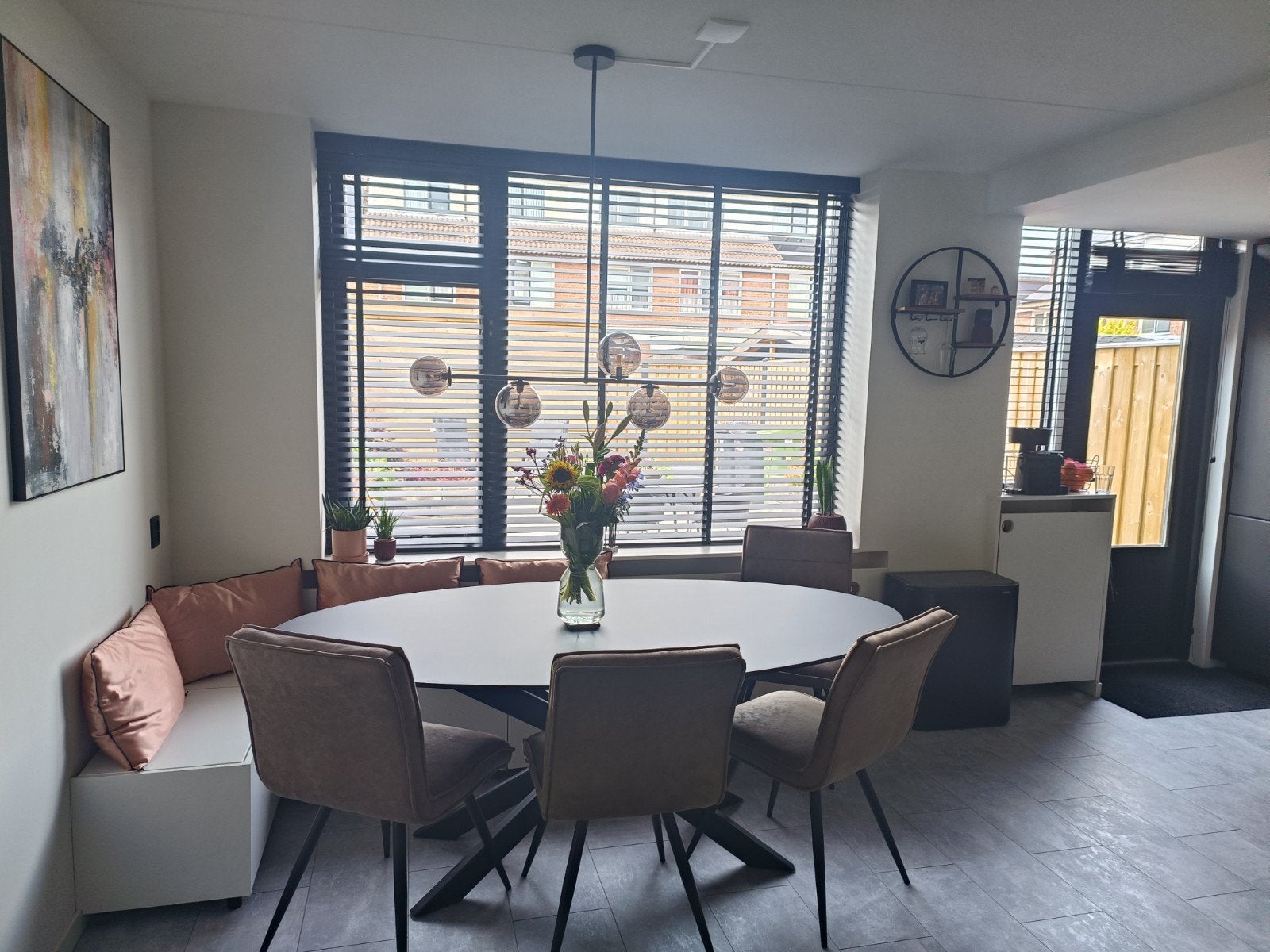 Table du sud: Ovale Fenix tafel, Huis en Inrichting, Ophalen, 100 tot 150 cm, 200 cm of meer, Zo goed als nieuw