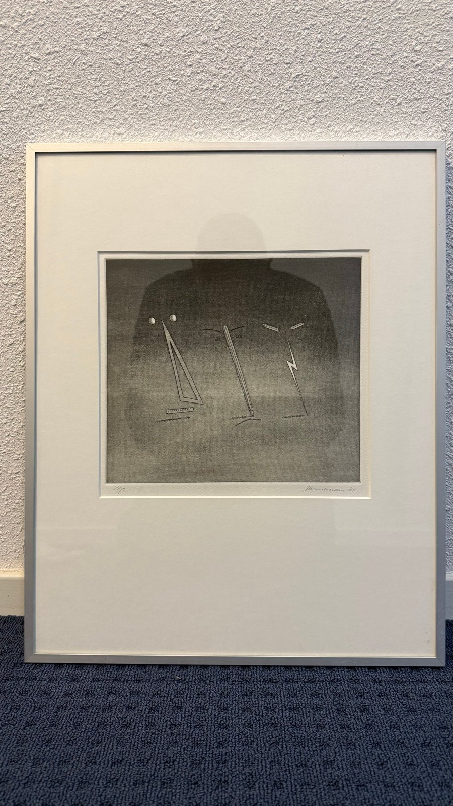 Jeroen Henneman - Ets uit 1980 - Gesigneerd en Genummerd, Antiek en Kunst, Kunst | Etsen en Gravures, Ophalen, Ets, Genummerd