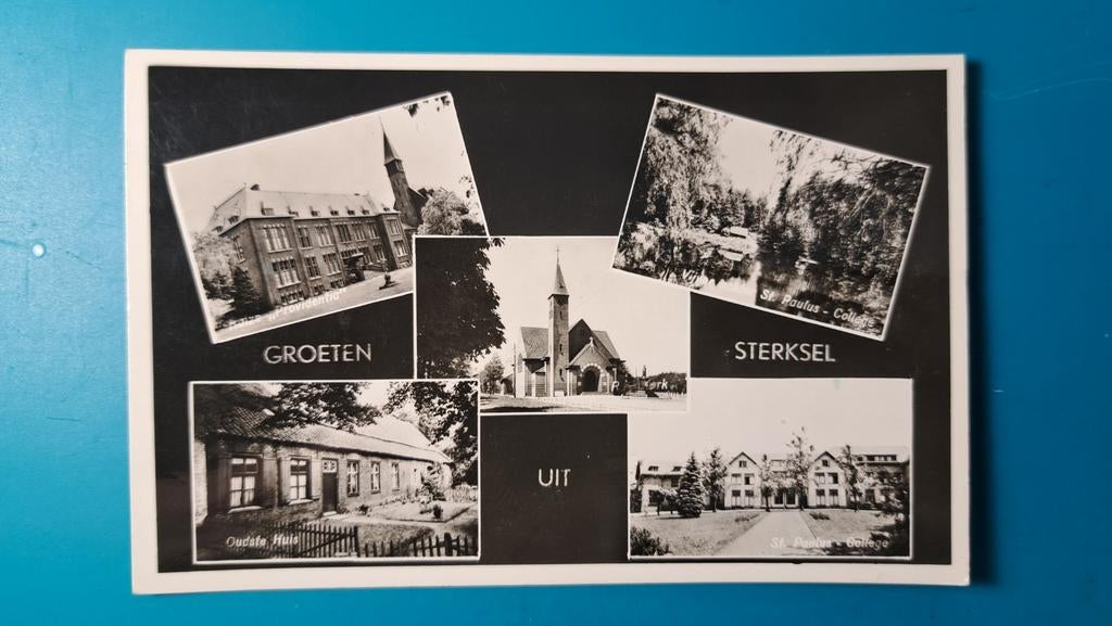Sterksel groeten 1957, Ophalen of Verzenden, 1940 tot 1960, Gelopen, Noord-Brabant