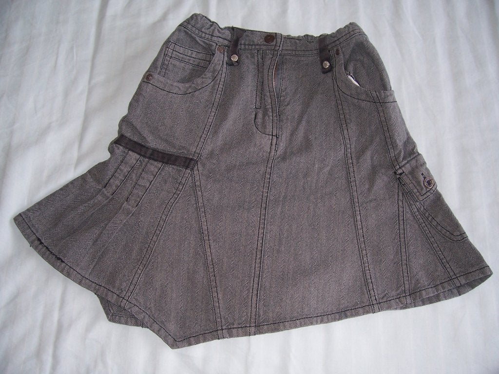 Leuke grijze rok merk Five & co / 5&co maat 134/140, Kinderen en Baby's, Kinderkleding | Maat 134, Meisje, Ophalen of Verzenden