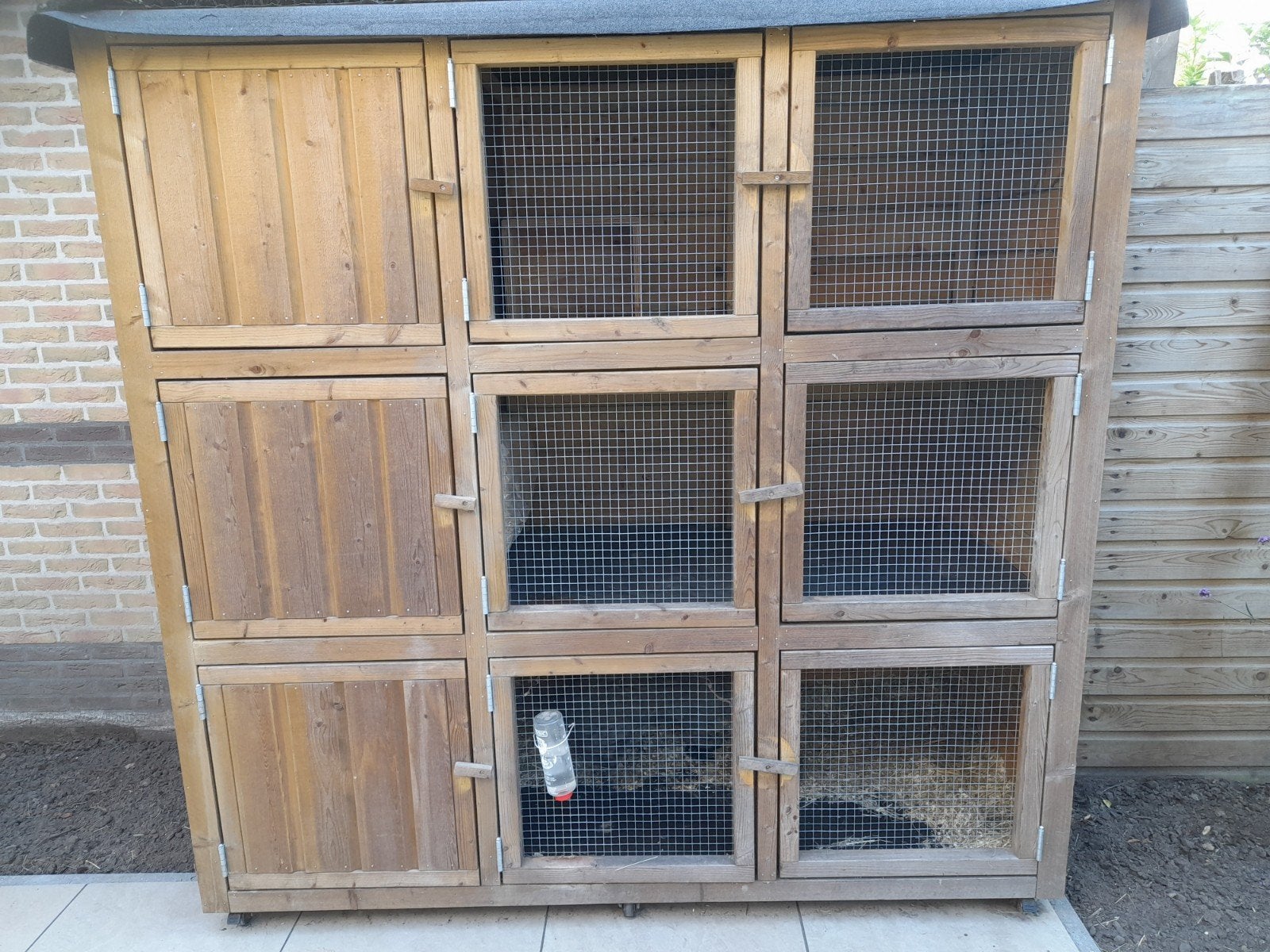 Konijnenflat op wielen gebruikt., Ophalen, 90 cm of meer, Konijn, Hok