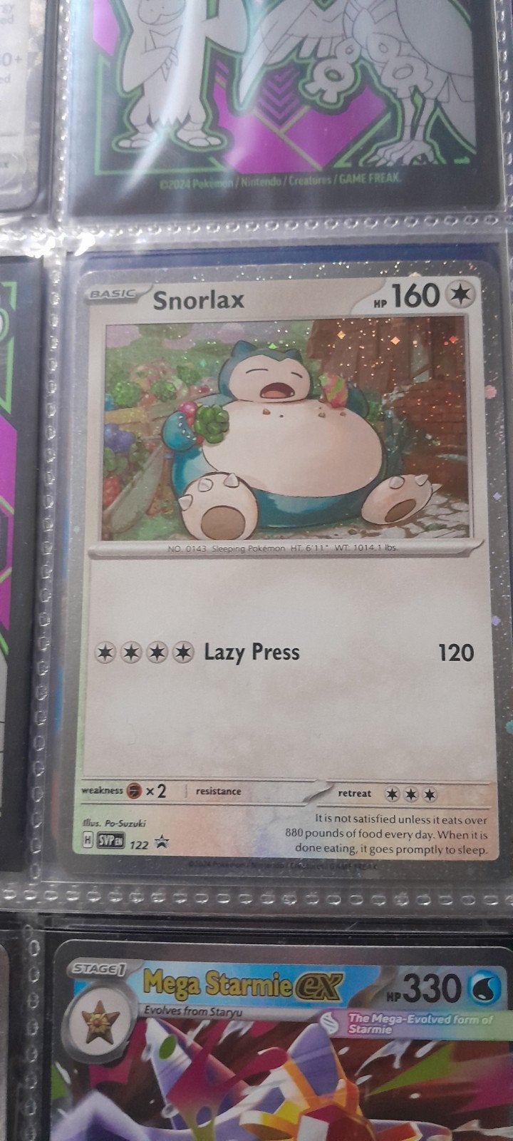 Snorlax Promo Kaart - Pokémon TCG, Ophalen, Zo goed als nieuw, Losse kaart, Foil