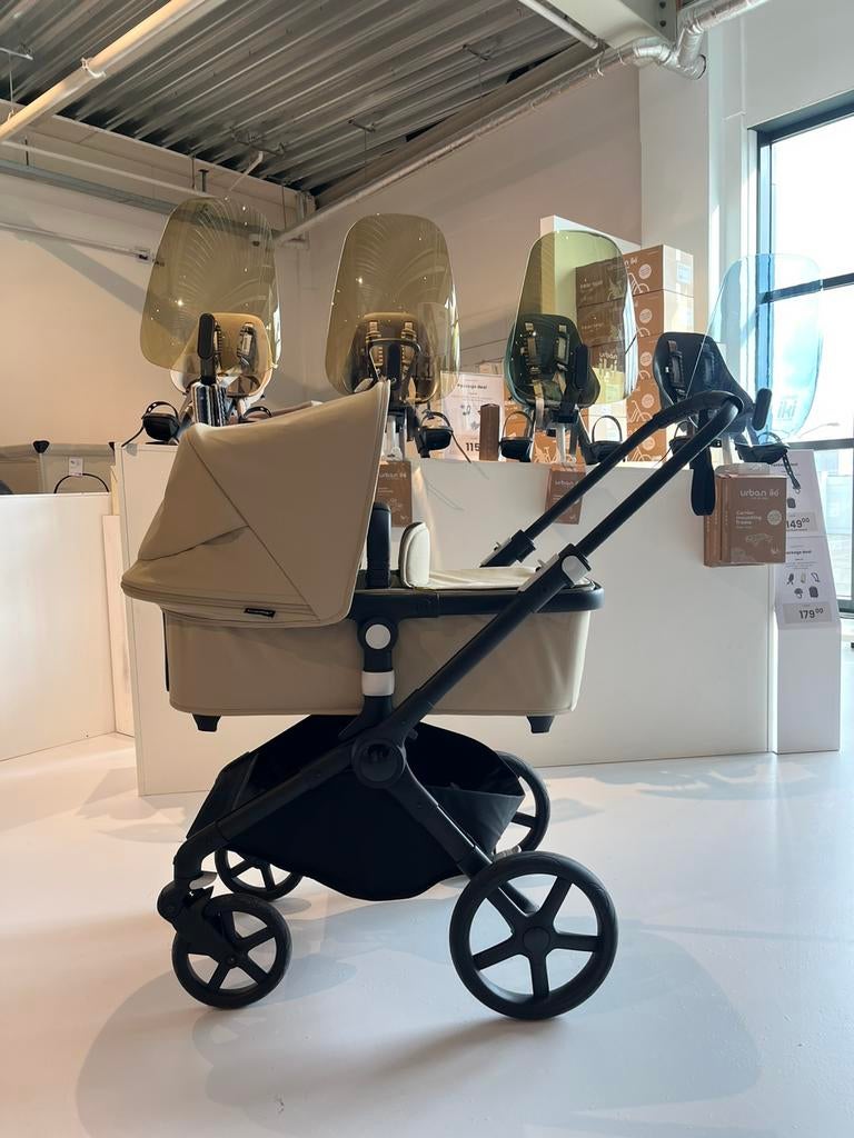 Bugaboo Fox Cub Kinderwagen 2-in-1 - Black / Desert Beige, Ophalen, Zo goed als nieuw