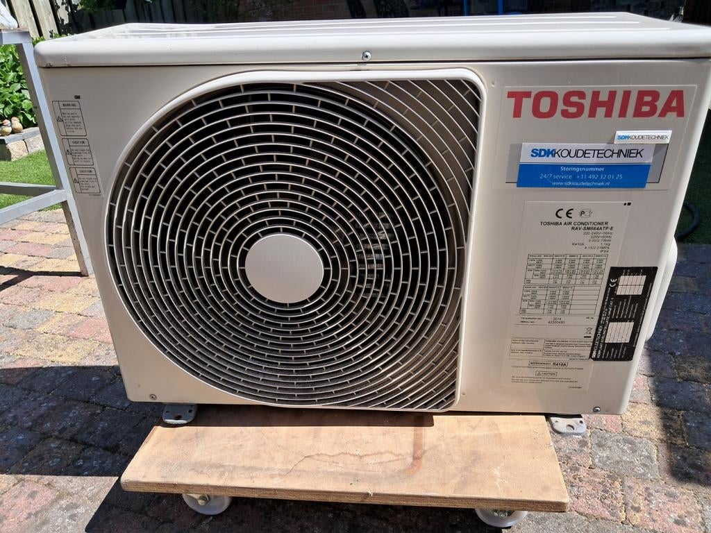 Toshiba RAV-SM564ATP-E Airconditioning Buitenunit, Ophalen, Energieklasse A of zuiniger, 100 m³ of groter, Wandairco