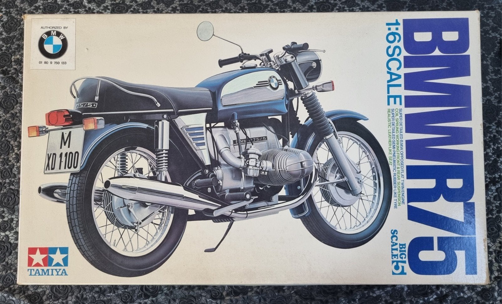 Tamiya BMW R75/5 Schaalmodel 1:6 - Nieuw in doos, Gebruikt, Ophalen of Verzenden, Tamiya, Groter dan 1:32