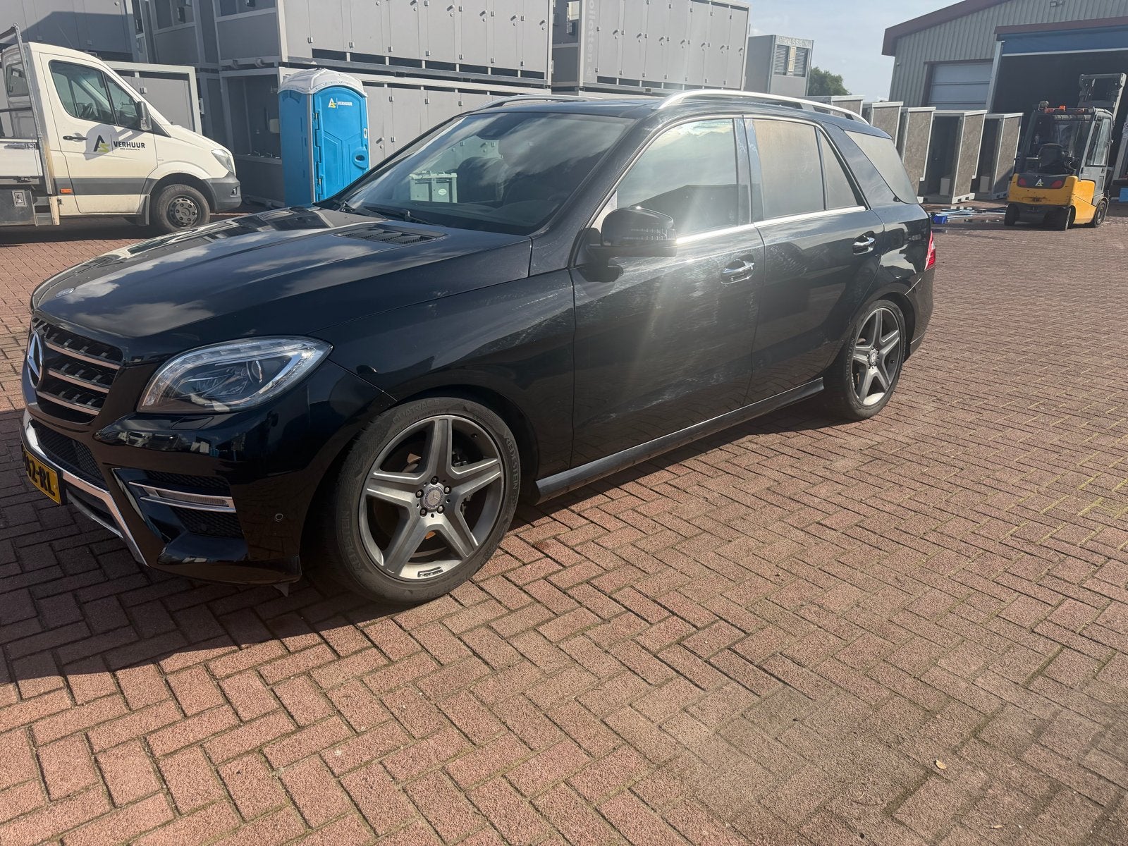 Mercedes-Benz ml 350 d 2014 grijs kenteken, Automaat, Euro 5, Zwart, 258 pk