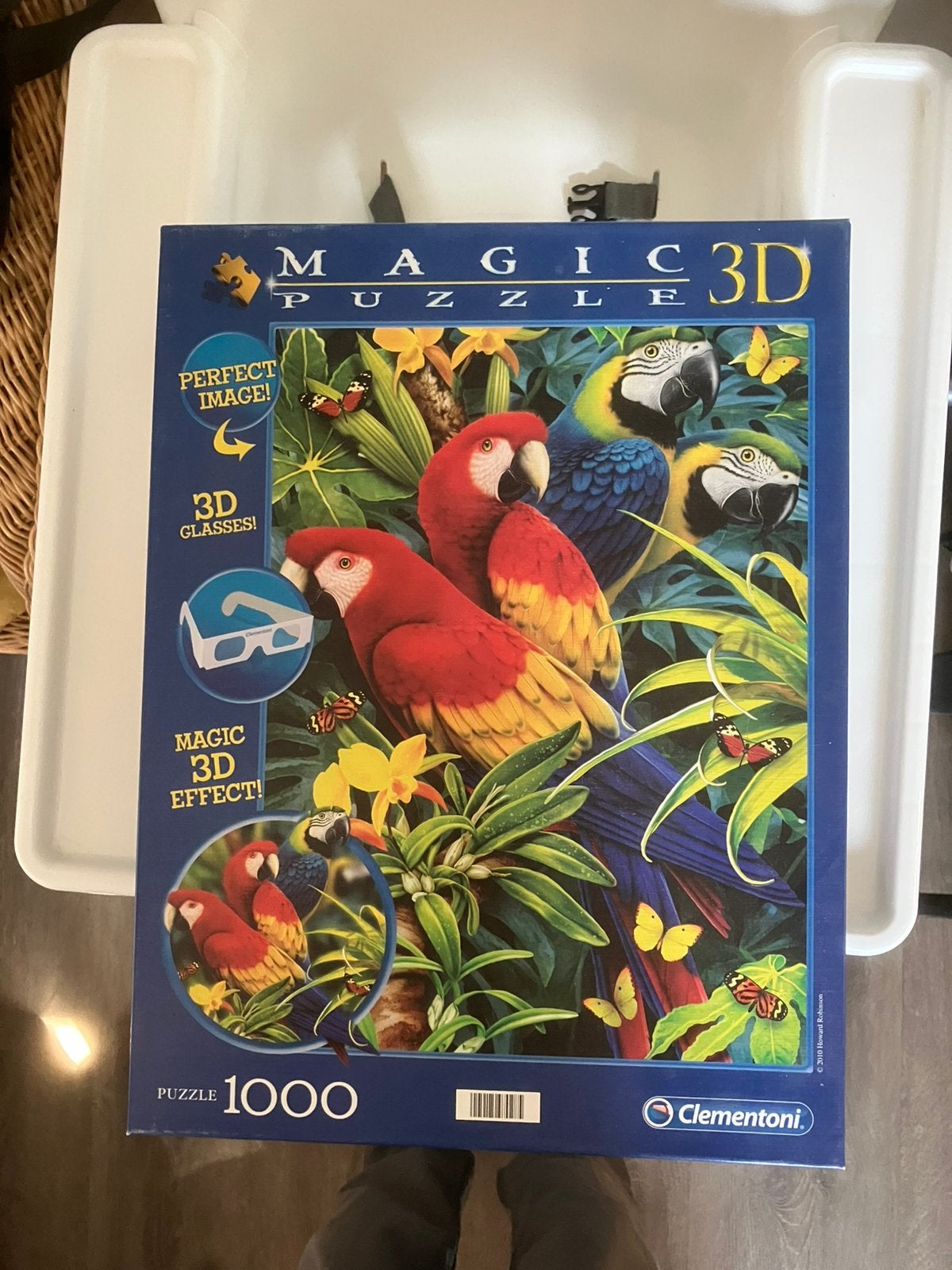 Puzzel Papegaaien 3d, Ophalen, 500 t/m 1500 stukjes, Zo goed als nieuw