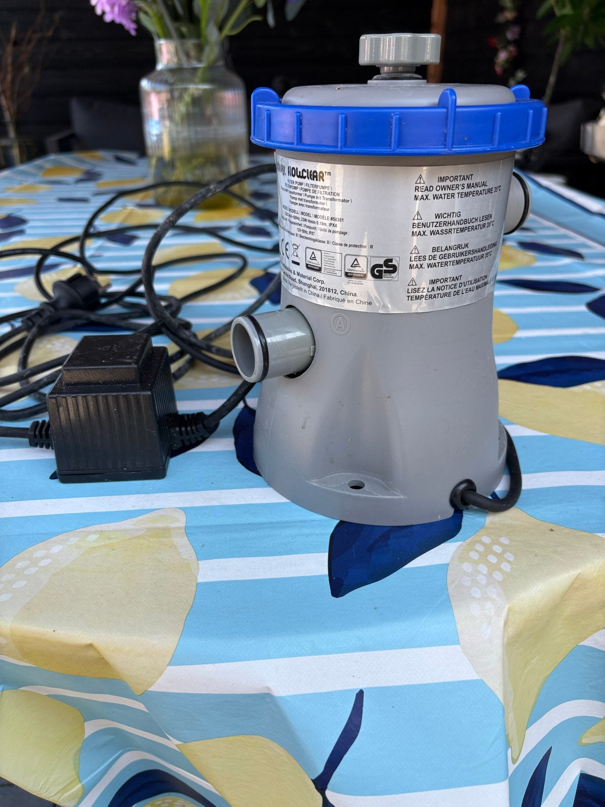 Bestway Flowclear filterpomp voor zwembad, Ophalen of Verzenden, Zo goed als nieuw, Zwembadpomp