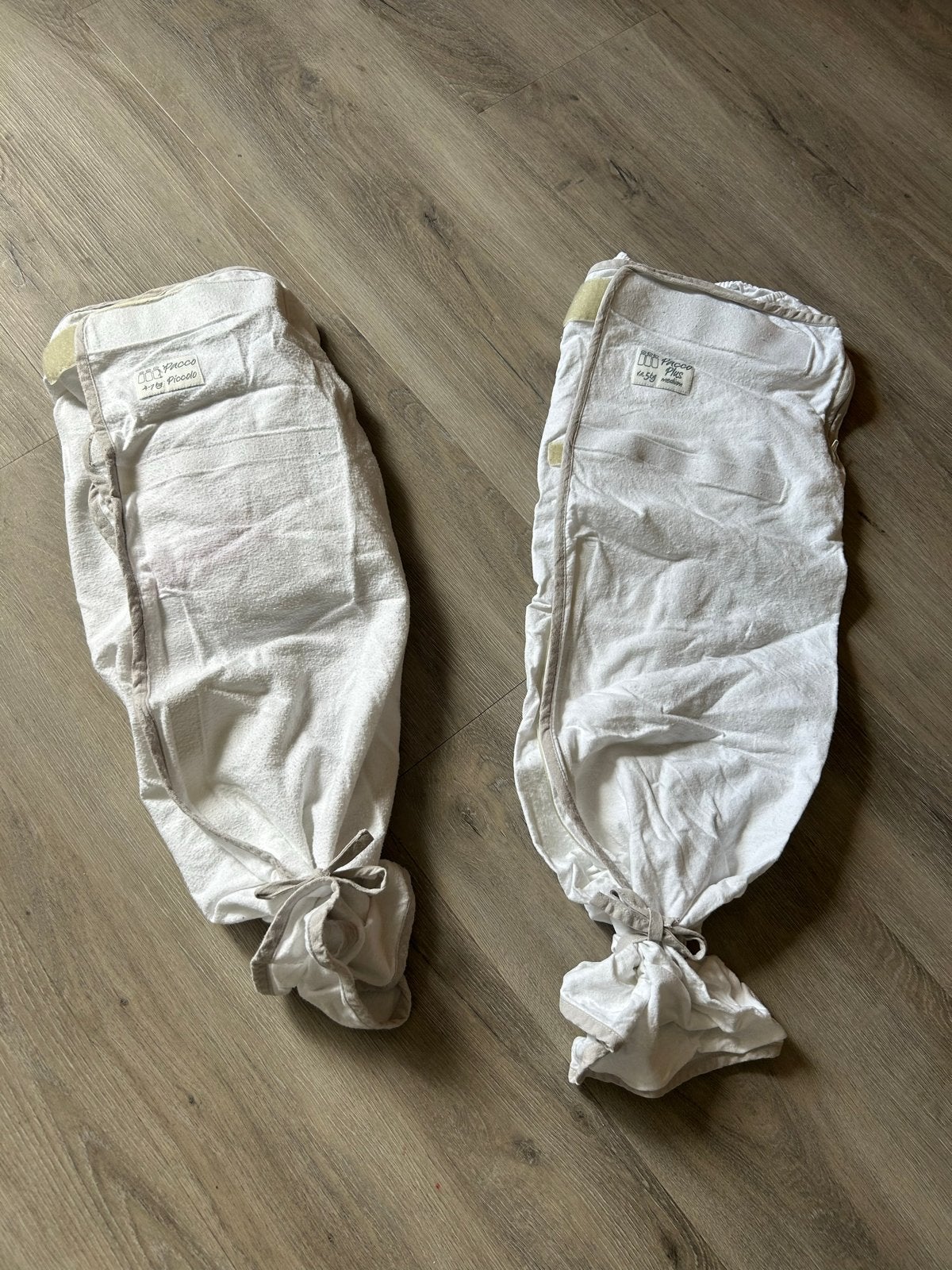 Pacco inbakerdoeken - set van 2 (Piccolo en Plus), Gebruikt, Bakerzak of Bakerdoek, Verzenden, Overige merken