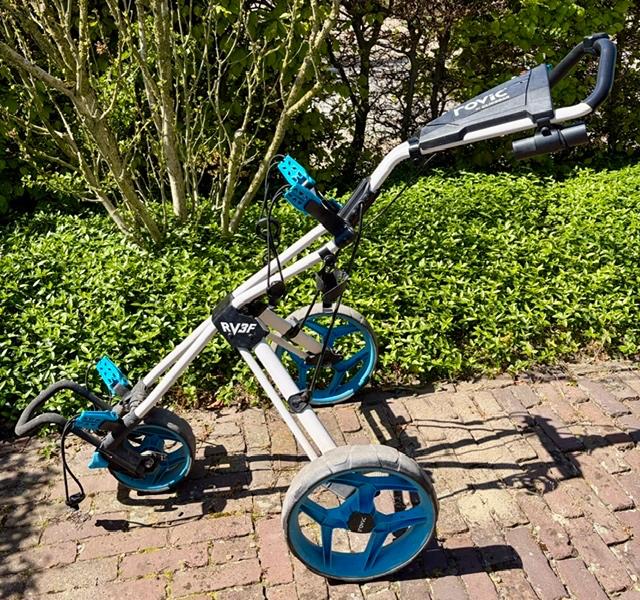 Golftrolley Rovic RV3F, Sport en Fitness, Golf, Ophalen, Gebruikt, Golfkar, Overige merken