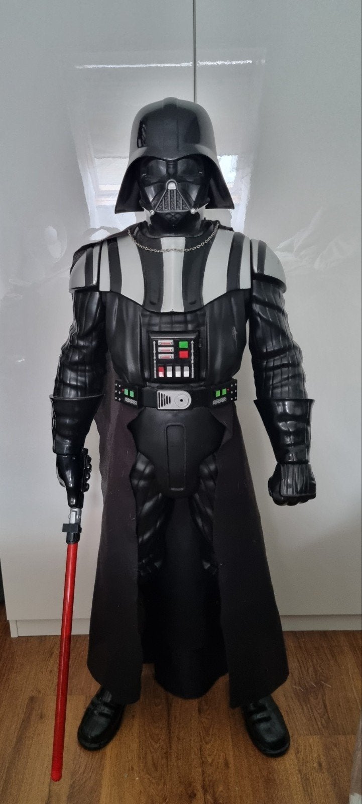 sprekende Darth vader star wars pop ca 122 cm, Ophalen of Verzenden, Gebruikt, Actiefiguurtje