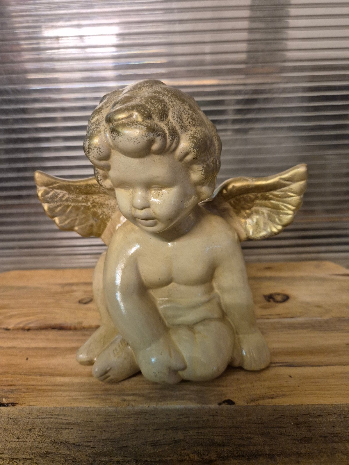 zittende engel, Antiek en Kunst, Curiosa en Brocante, Ophalen of Verzenden