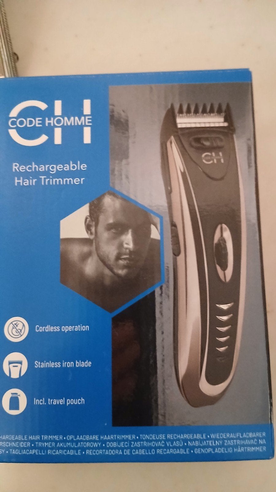 CODE HOMME Oplaadbare Haartrimmer - Draadloos & RVS, Ophalen of Verzenden