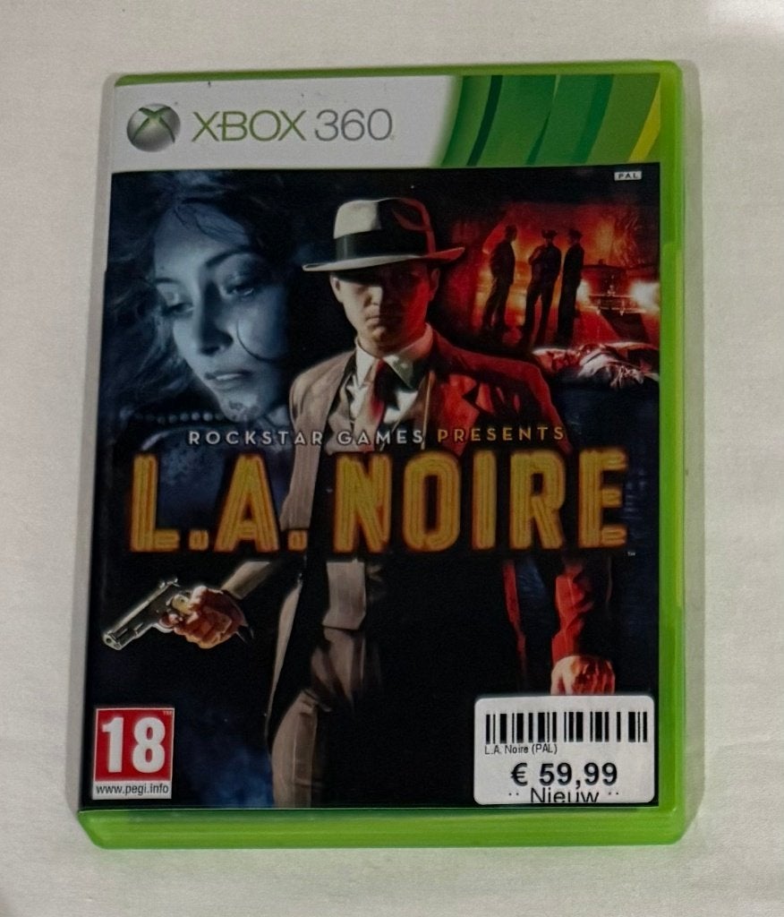 Drie delige Game van L.A. Noire voor de Xbox 360, Gebruikt, 2 spelers, Vanaf 16 jaar, Ophalen
