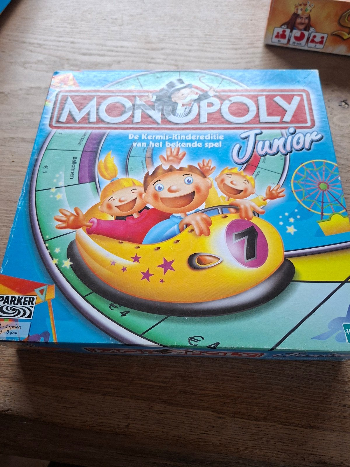 Monopoly Junior Kermis-Kindereditie - Zo goed als nieuw, Een of twee spelers, Ophalen of Verzenden, Gebruikt, Parker