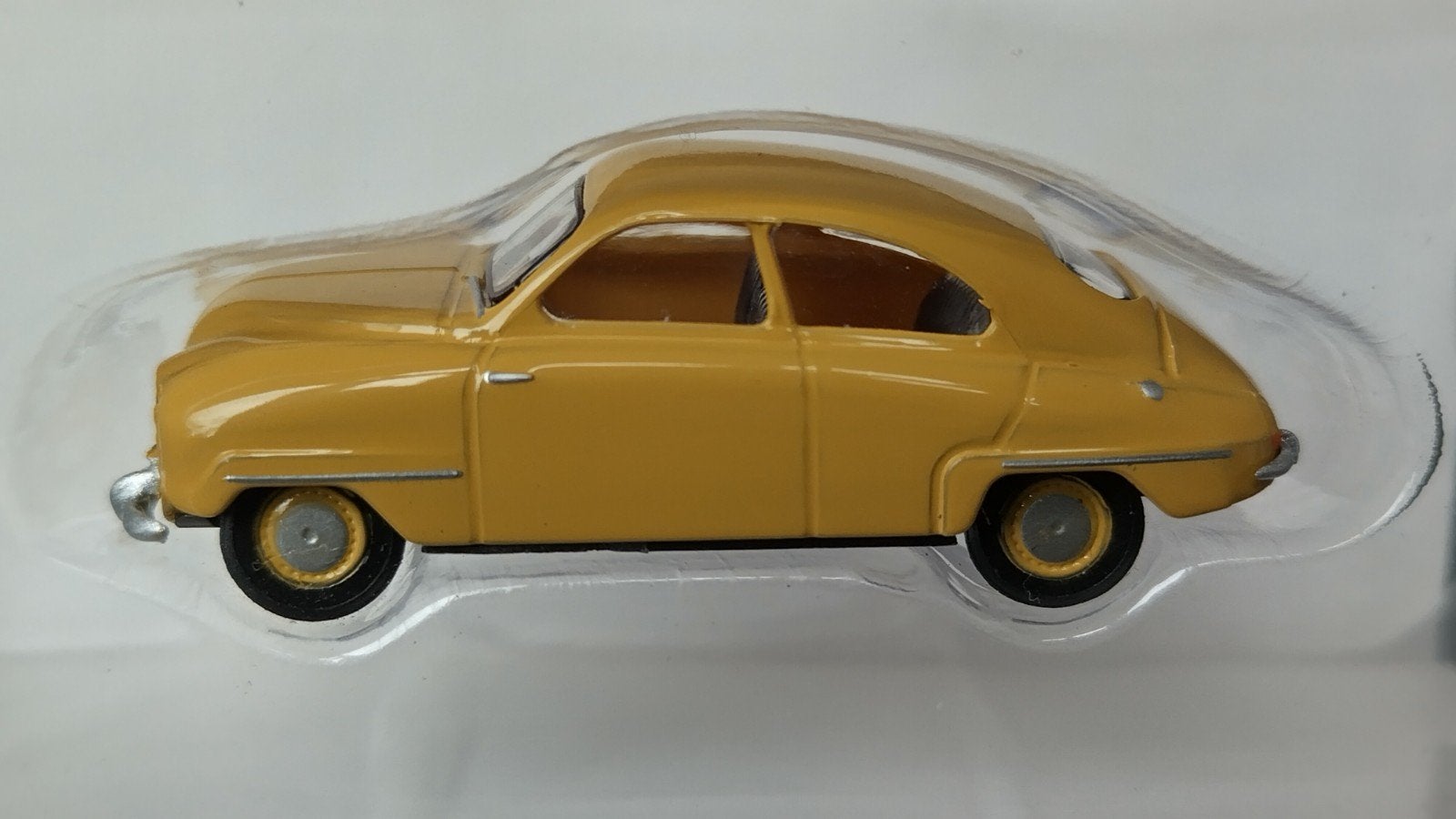 Saab 92 mosterd geel 1:87 H0 Brekina Pol, Auto, Verzenden, ., Gernany