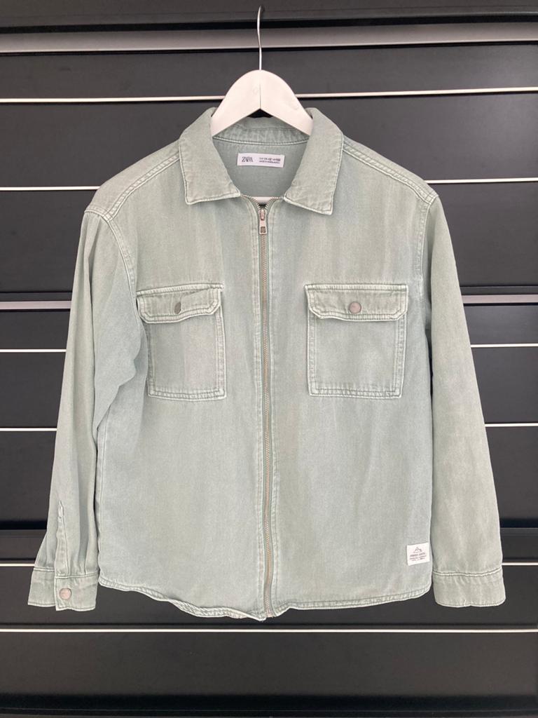 🌿Zara Blouse Jongen / Stoer overshirt met rits, Ophalen of Verzenden, Gebruikt, Jongen, Overhemd of Blouse