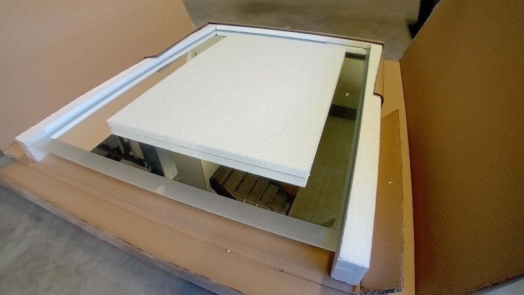 Galvano spiegel 100x80cm met verwarming, Huis en Inrichting, Ophalen, Nieuw, 75 tot 100 cm, Minder dan 100 cm