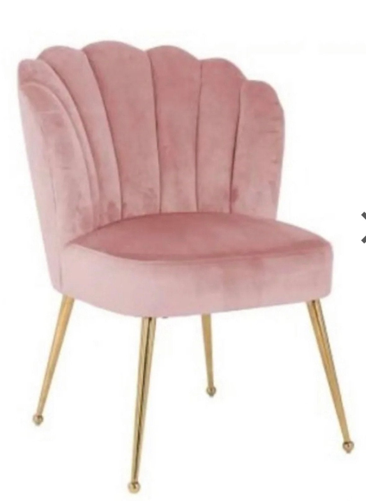 Roze schelpstoelen (4stuks), Gebruikt, Overige kleuren, Ophalen of Verzenden, Vier