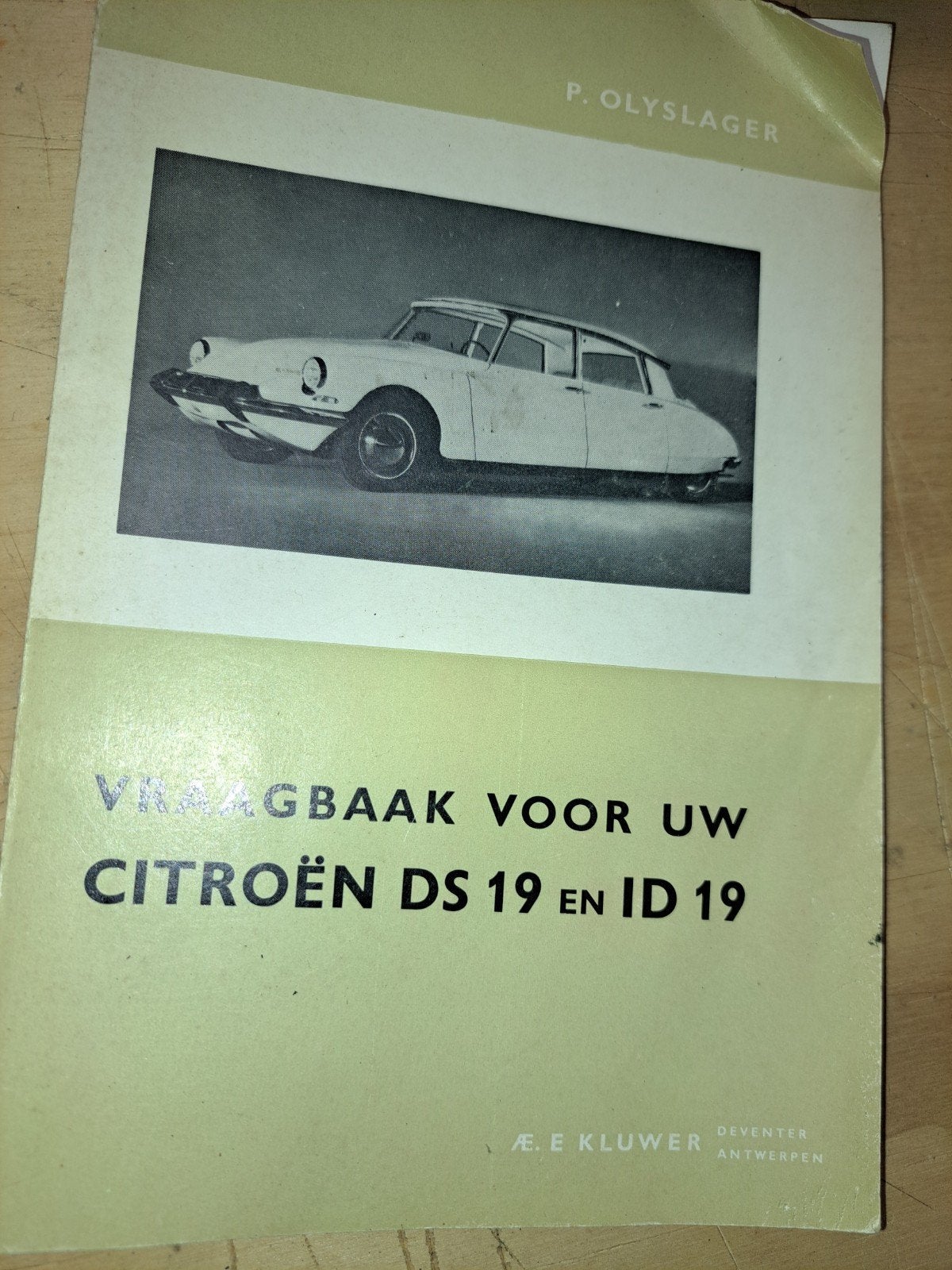 Olyslager vraagbaak Citroën DS 19 en ID 19 snoek, Ophalen of Verzenden