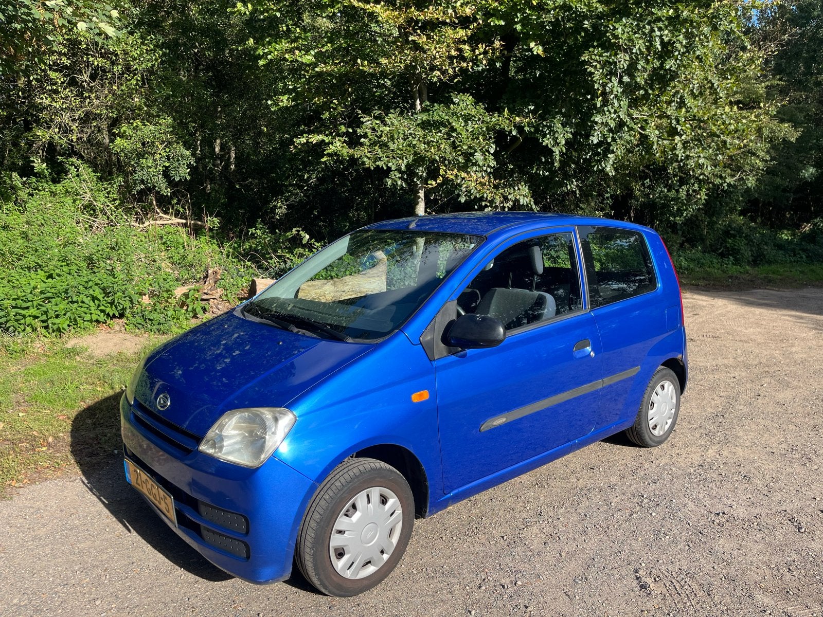 Daihatsu Cuore 1.0 3D 2008 Blauw, Auto's, 600 kg, 18 €/maand, Cuore, Origineel Nederlands