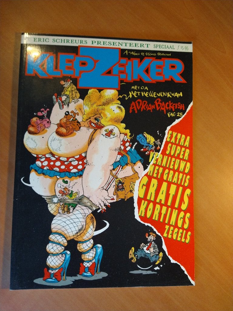 Schreurs, Eric. Klepzeiker speciaal, Boeken, Eén stripboek, Verzenden, Zo goed als nieuw