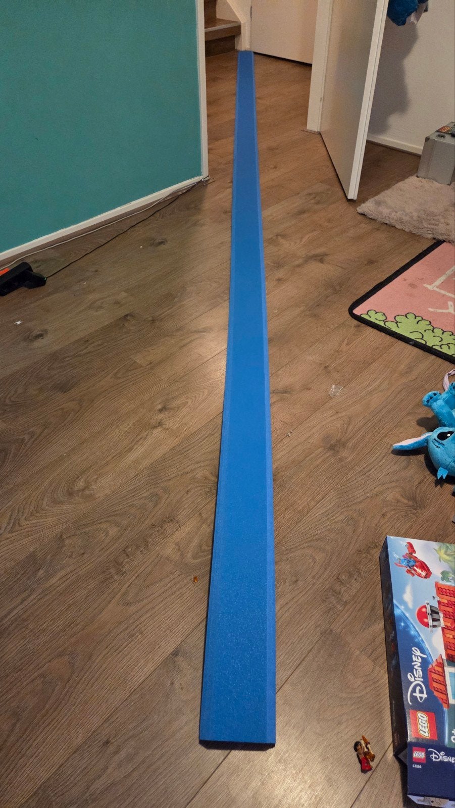 Turnbalk / Evenwichtsbalk - Blauw, Ophalen of Verzenden, Zo goed als nieuw