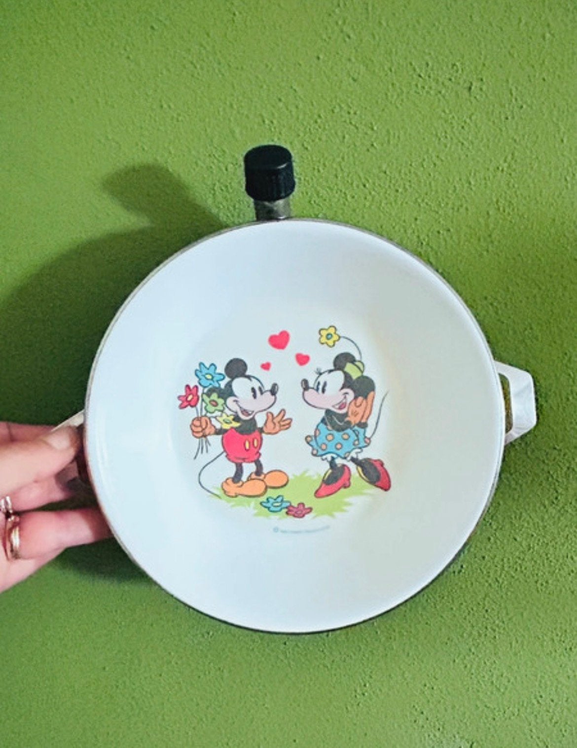 vintage warm houd bordje van disney jaren 60-70, Antiek en Kunst, Verzenden