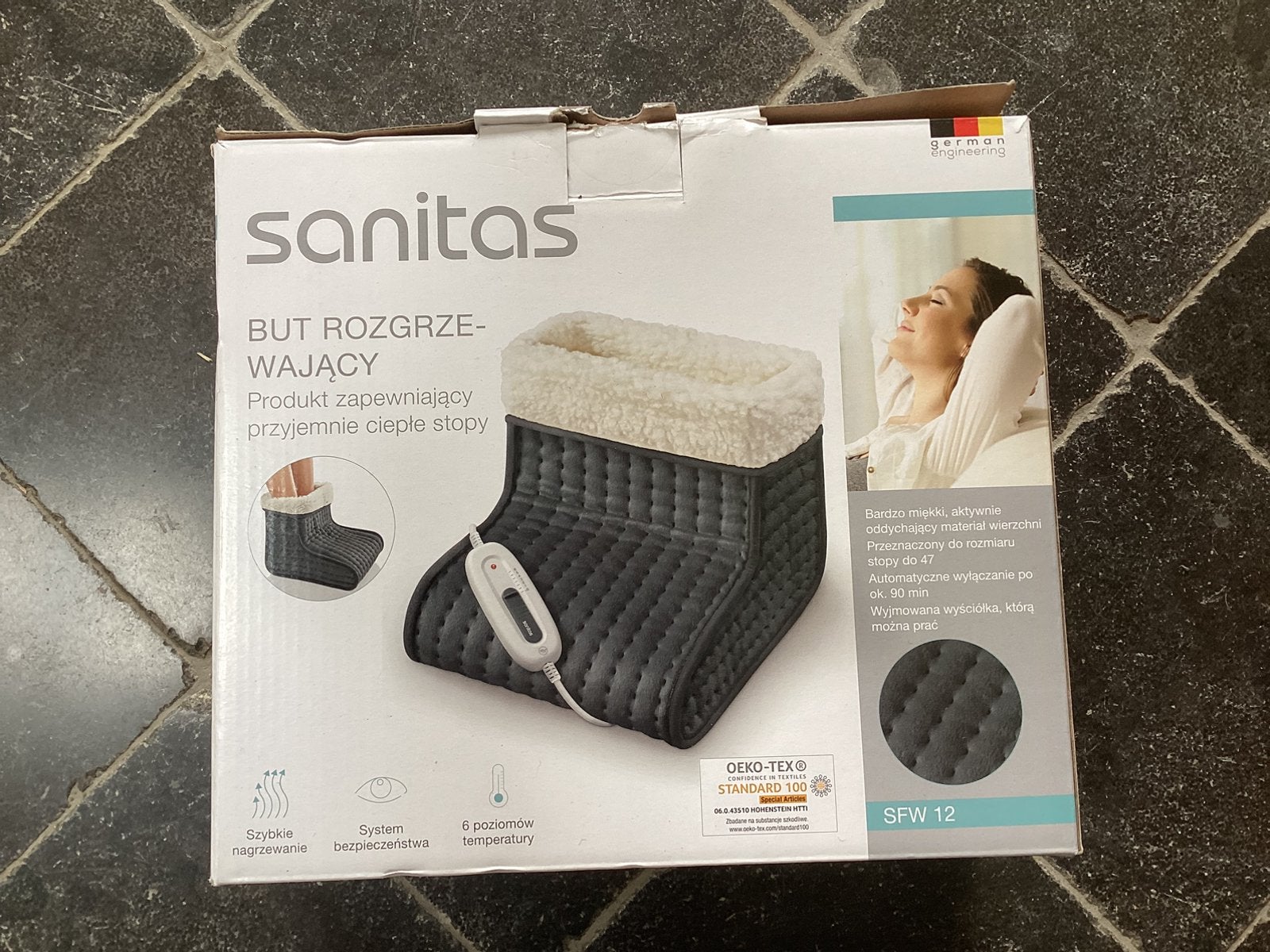 Sanitas 12 Elektrische Voetenwarmer,6 Standen (tot Maat 47), Ophalen, Hand- en Voetverzorging