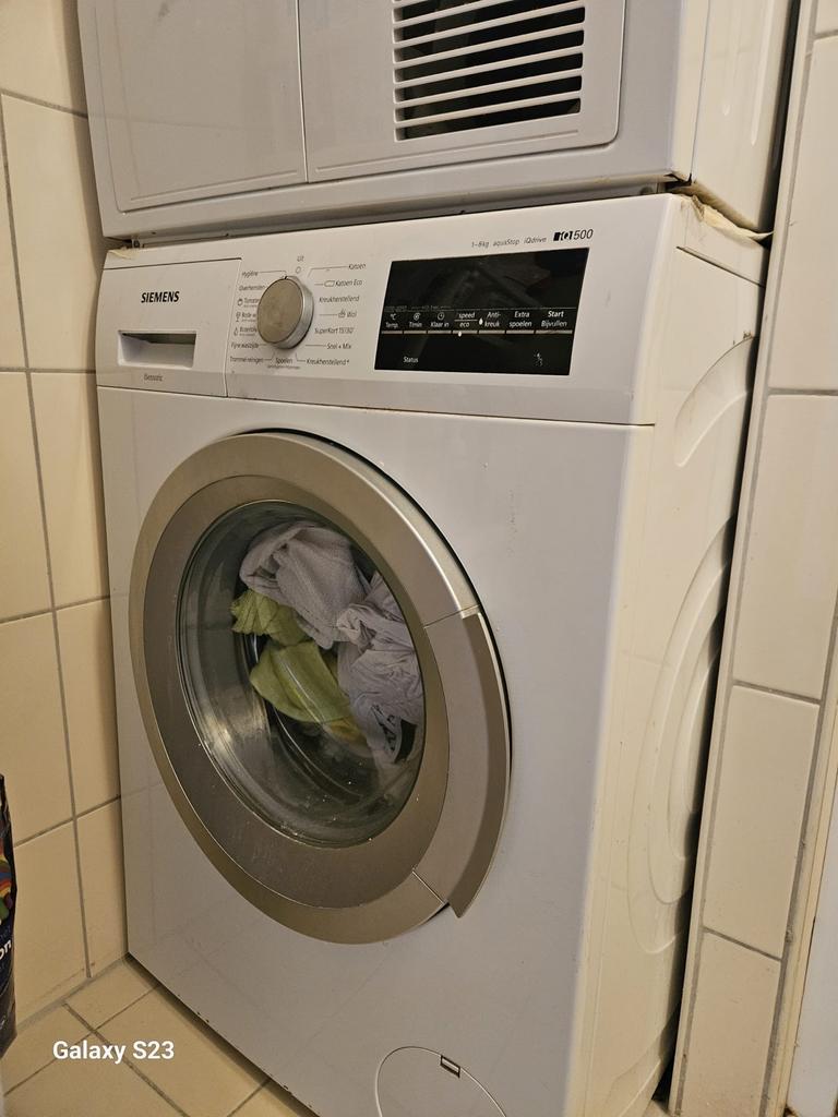 Siemens iQ500 Wasmachine 8kg, Witgoed en Apparatuur, Wasmachines, 1200 tot 1600 toeren, Gebruikt, 8 tot 10 kg, Ophalen of Verzenden