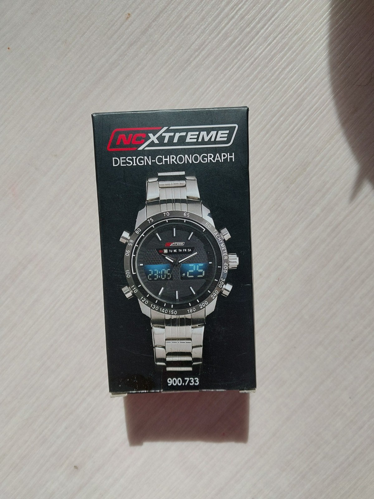 Nieuw NCXtreme Design-Chronograph Polshorloge, Overige merken, Staal, Staal, Polshorloge