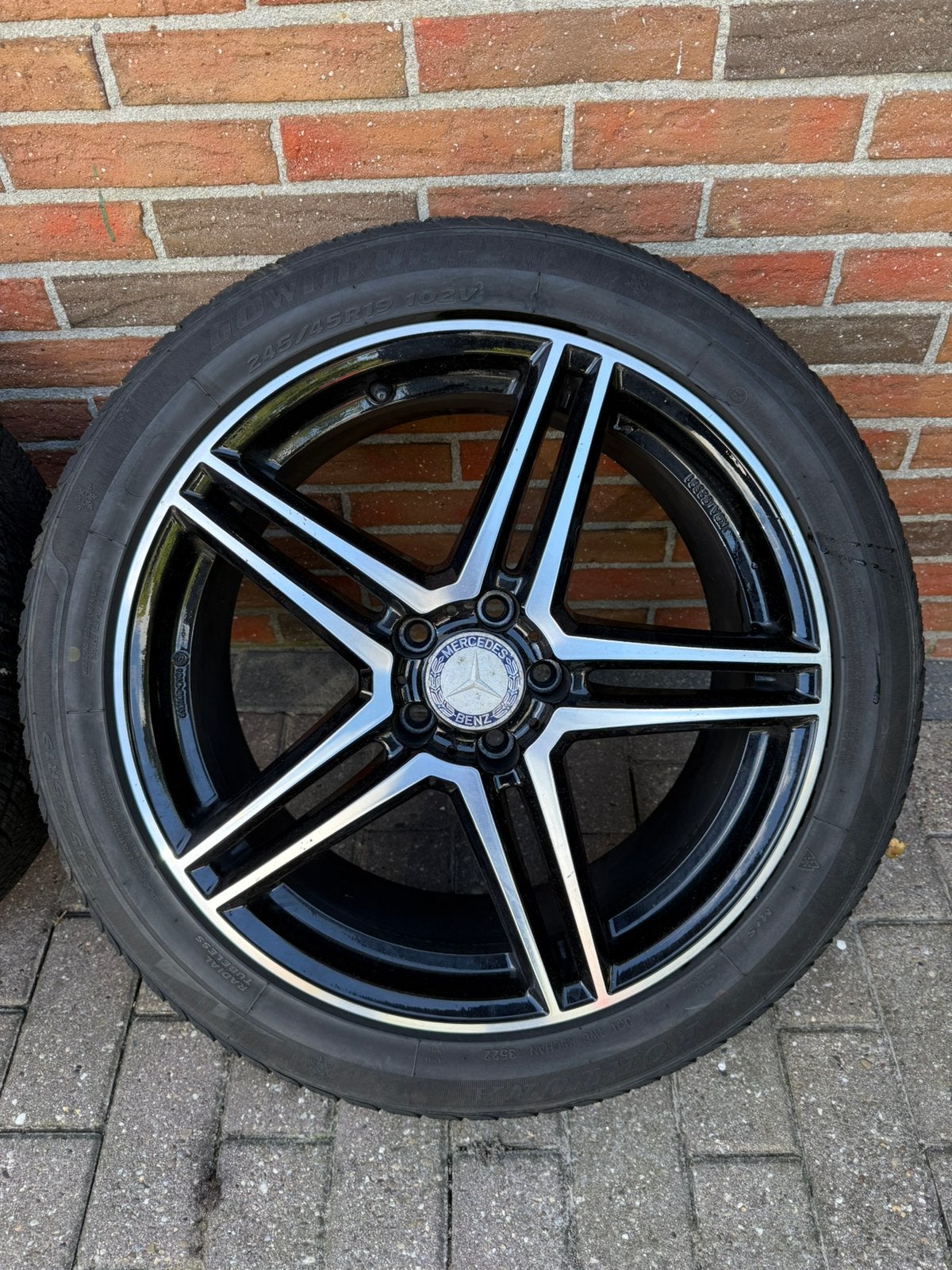 ✅ Mercedes GLA GLB S CL Klasse Velgen + Banden 19” Brock, Banden en Velgen, Winterbanden, Personenwagen, Ophalen
