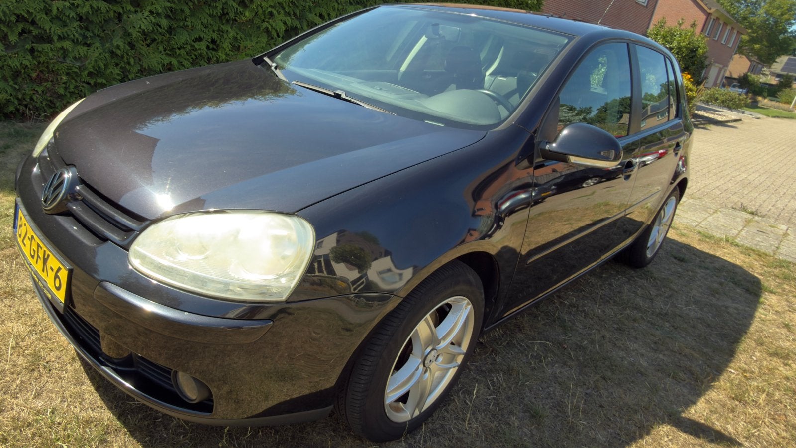 Volkswagen Golf 1.6 16V FSI 85KW 2008 Zwart, Auto's, Voorwielaandrijving, 15 km/l, 4 cilinders, 620 kg