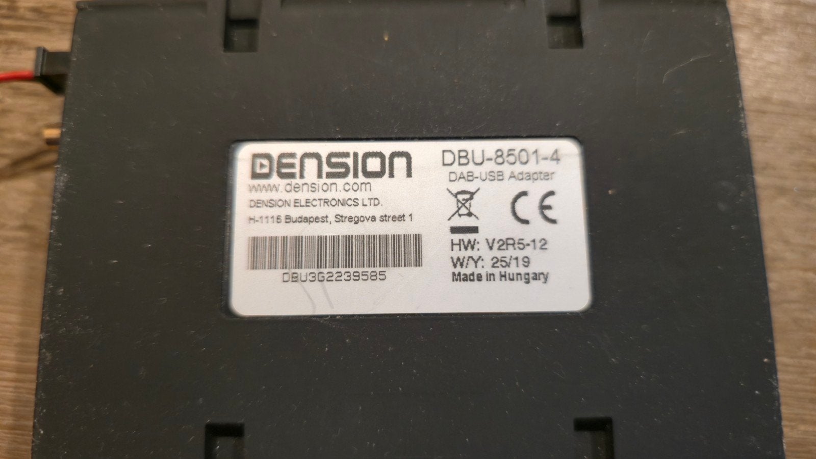Dension DBU-8501-4 DAB-USB Adapter met antenne en USB kabel, Auto diversen, Autoradio's, Gebruikt, Ophalen of Verzenden
