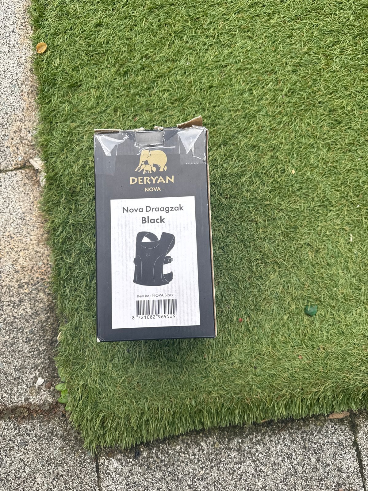 Deryan Nova Draagzak Zwart, Nieuw, Buik, Draagzak, Ophalen
