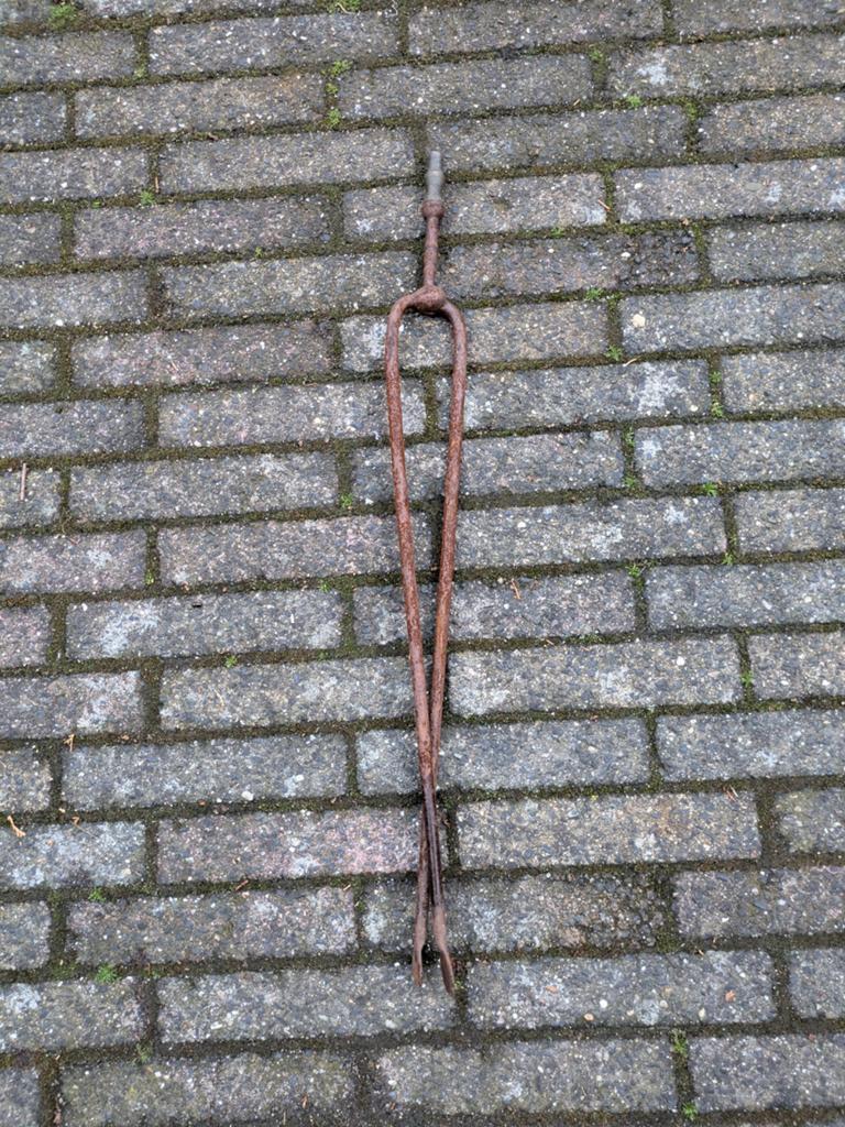 Vuurtang Haardtang Antieke Tang Kacheltang, Doe-het-zelf en Verbouw, Gereedschap | Overige machines, Ophalen of Verzenden, Gebruikt