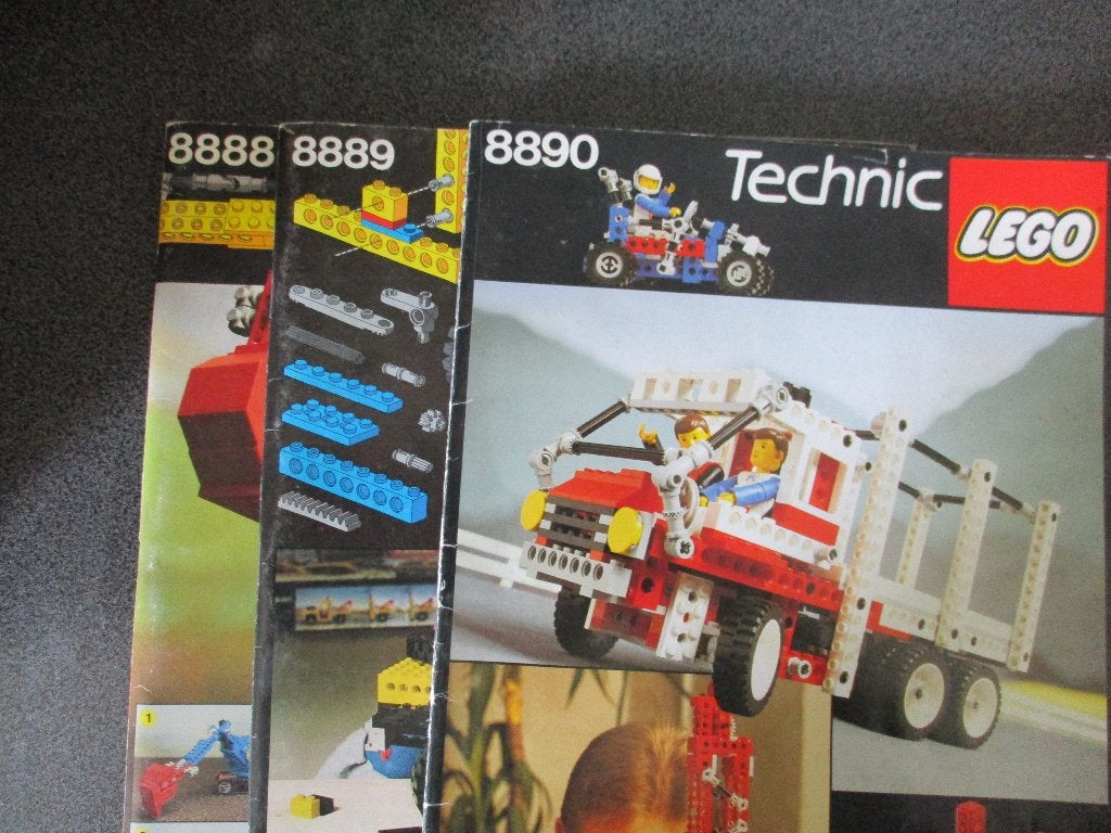 3 lego boeken 8888-8889-8890, Ophalen of Verzenden, Gebruikt, Complete set, Lego