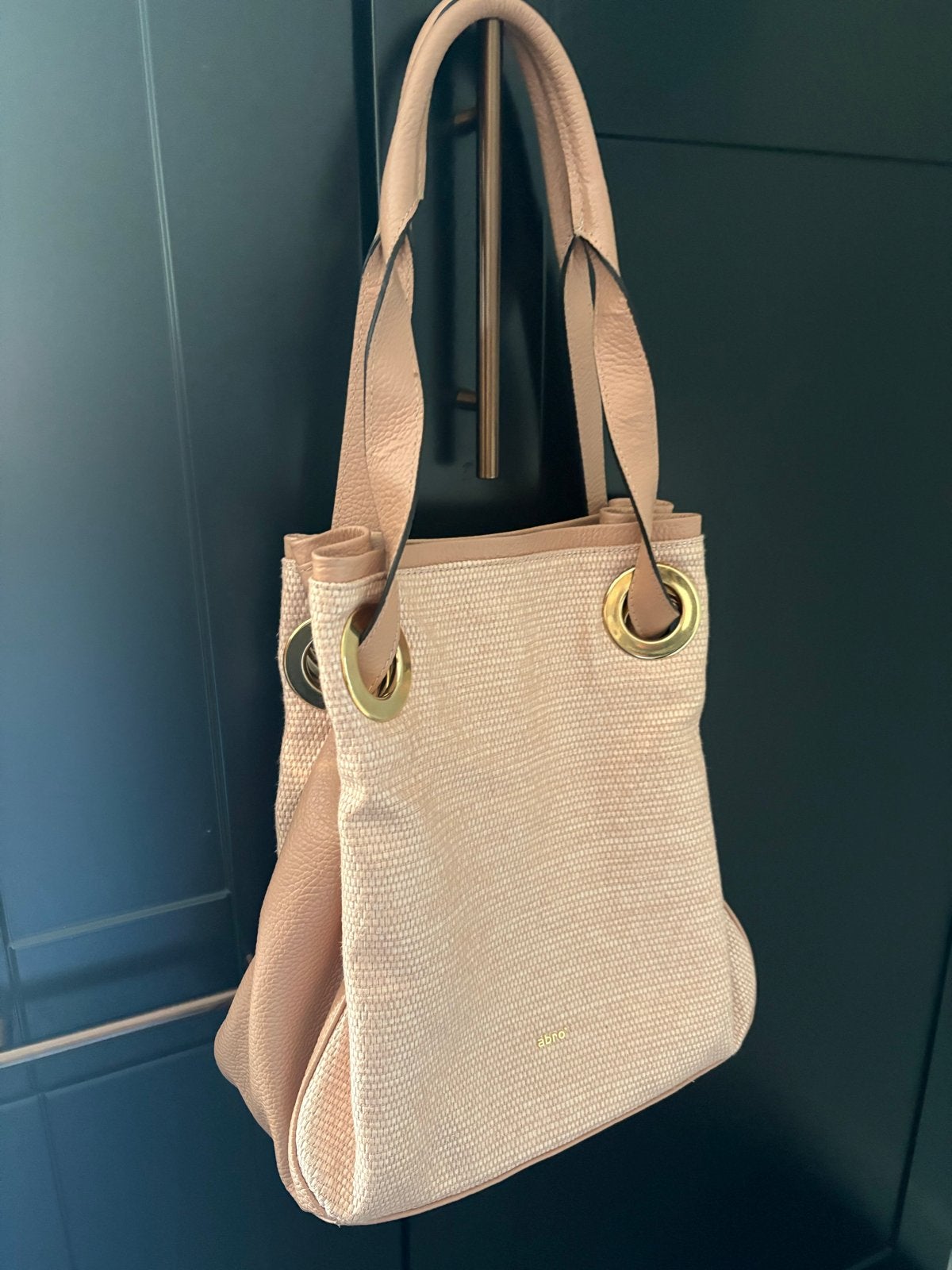 Nieuwe roze Abro tas van leer en textiel, Ophalen of Verzenden, Nieuw, Roze, Handtas