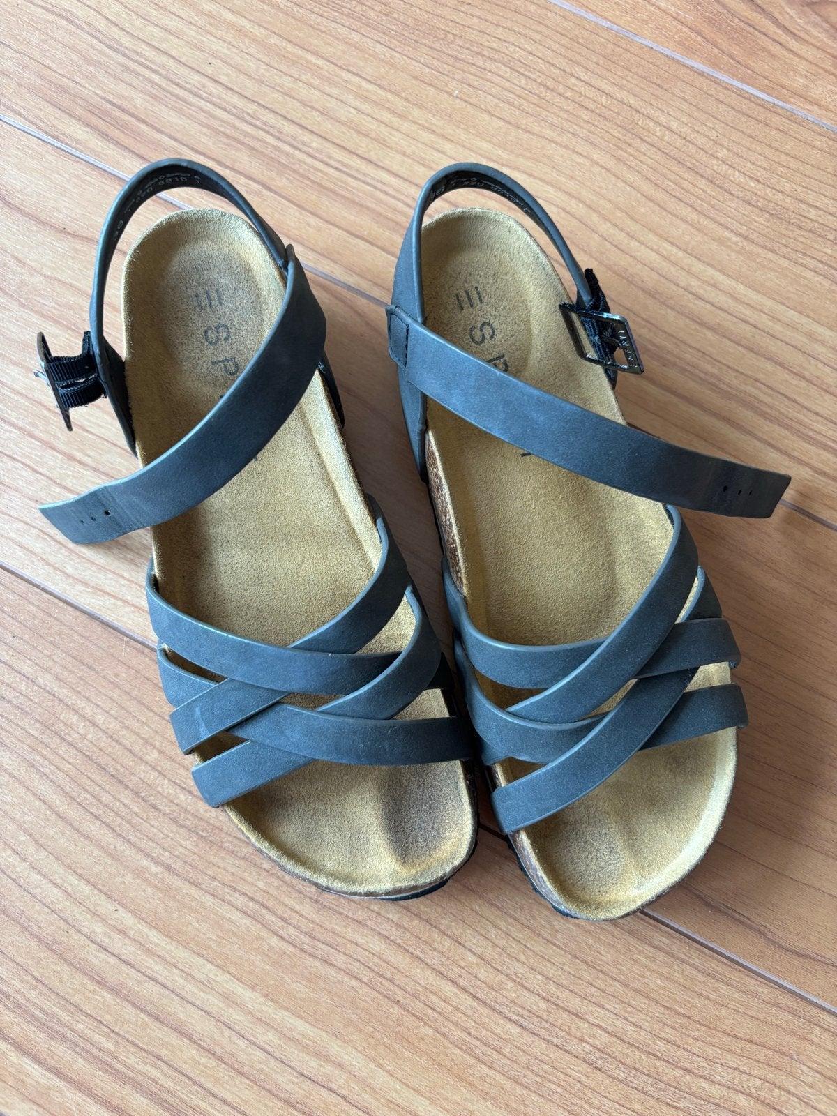 Esprit sandalen maat 36, Zo goed als nieuw, Grijs, Sandalen of Muiltjes, Ophalen of Verzenden
