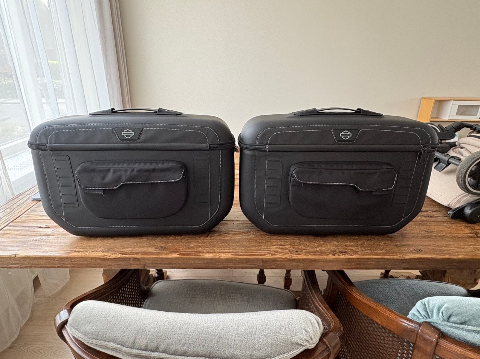 Harley Defender Quick Release Saddlebags koffers tassen, Ophalen