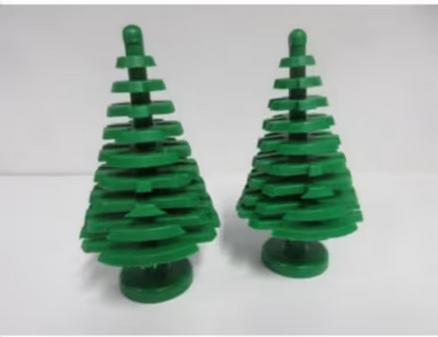 nr. 5899, 2 Dennenbomen., Kinderen en Baby's, Speelgoed | Duplo en Lego, Ophalen of Verzenden, Zo goed als nieuw, Complete set