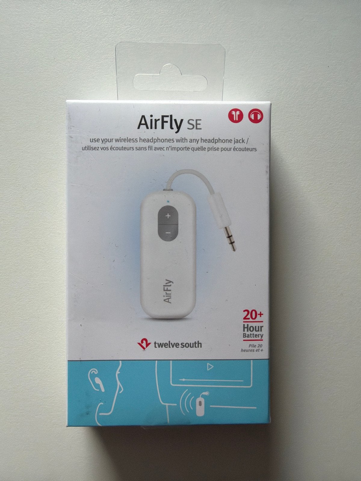 Twelve South AirFly SE Bluetooth-adapter voor koptelefoons, Audio, Tv en Foto, Koptelefoons, Overige merken, Bluetooth, Overige typen