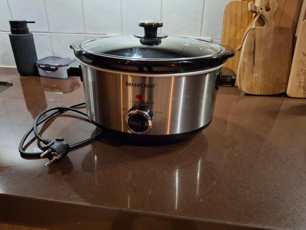 SilverCrest Slowcooker - Ideaal voor heerlijke stoofschotels, Witgoed en Apparatuur, Slowcookers, Ophalen of Verzenden, Gebruikt