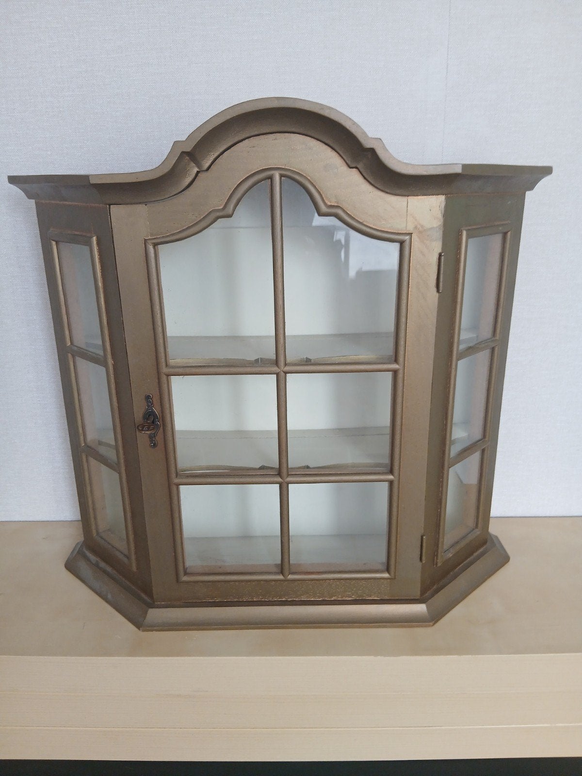 Vitrine kastje uit grootmoeders tijd, Minder dan 25 cm, Minder dan 100 cm, Gebruikt, Met deur(en)