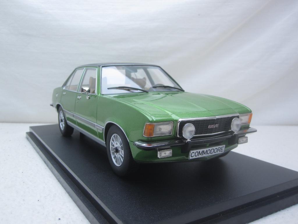 Opel Commodore B GS/E 1972 Groen metallic 1:18 MCG, Hobby en Vrije tijd, Modelauto's | 1:18, Nieuw, Auto, Overige merken, Ophalen of Verzenden