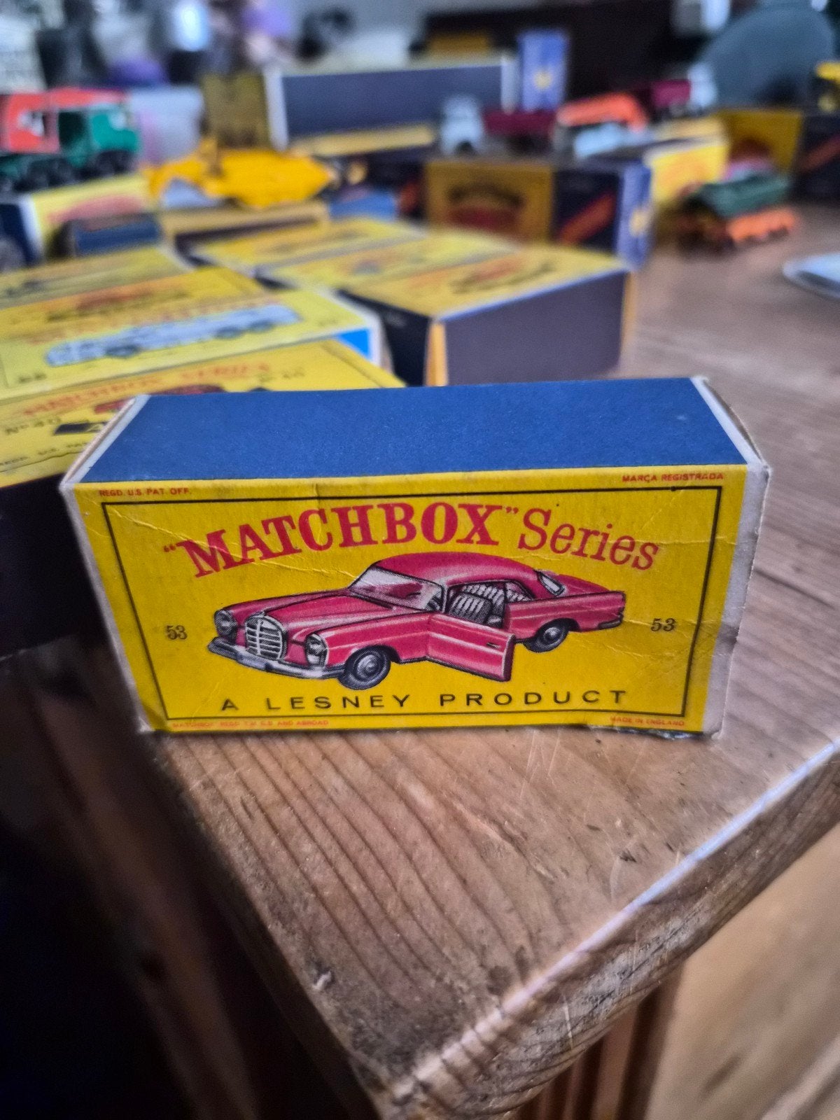 Matchbox series nr 53 mercedes benzine coupe, Ophalen of Verzenden, Auto, Matchbox