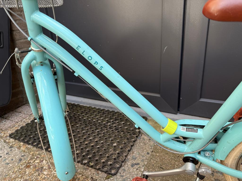 Btwin Elops 500 Kinderstadsfiets 24 inch - 6 versnellingen, Ophalen, Gebruikt, Velgrem, 20 inch of meer