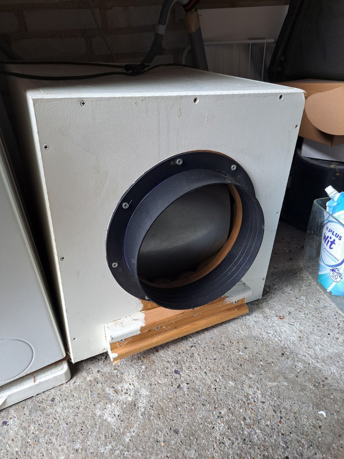 Torin - slakkenhuis ventilator met ombouw, Ophalen of Verzenden, Ventilator