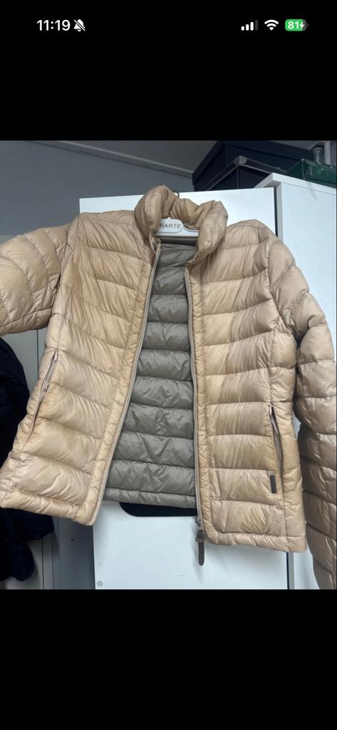 Woolrich jas maat M, Ophalen of Verzenden, Gedragen, Maat 38/40 (M), Beige
